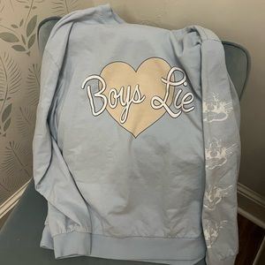 Boys Lie Blue Heart Crewneck